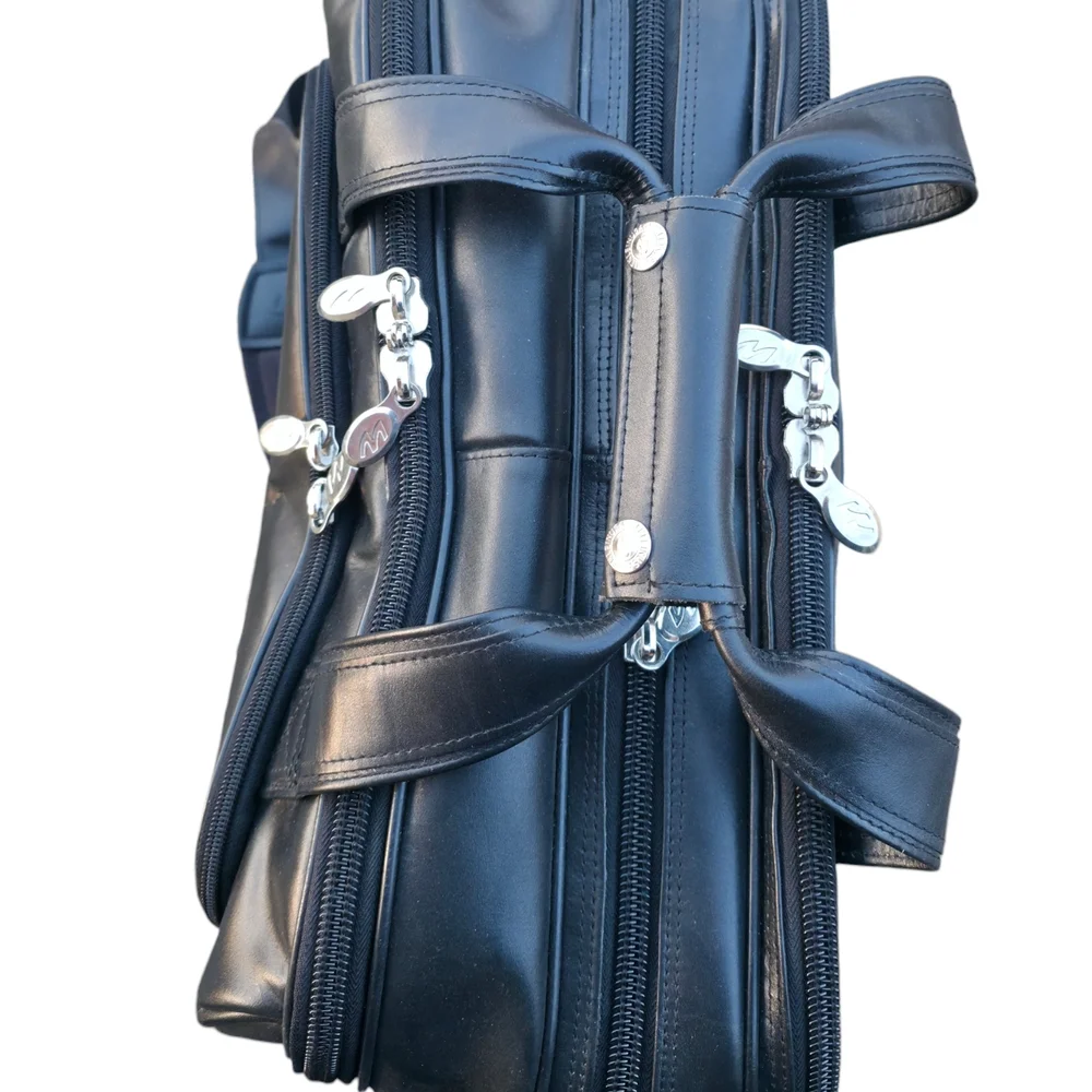 Black Leather Men's Bag